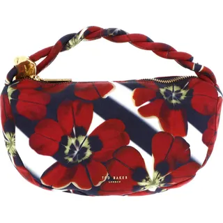 Ted Baker Handtasche Isli Satin Statement Hardware Printed Hobo Ba Red mehrfarbig - Bunt