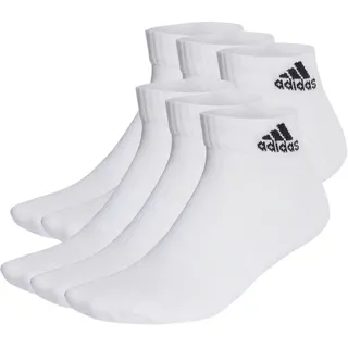 Adidas Cushioned Sportswear Ankle Socken 6 Paar White / Black 49-51