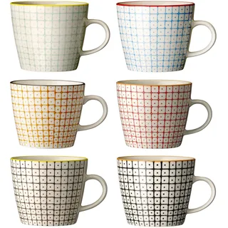 Bloomingville Tasse 0,3 l Mehrfarbig 6 St.