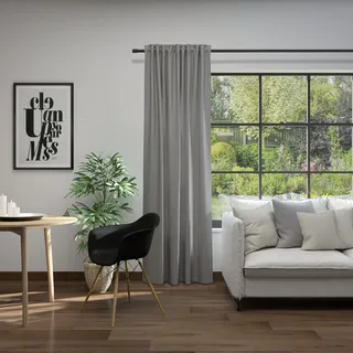 Neutex for you! »Linessa« verdeckte Schlaufen, 1 Stk. tlg. Schal mit verdeckten Schlaufen, Breite 137 cm, nach Maß