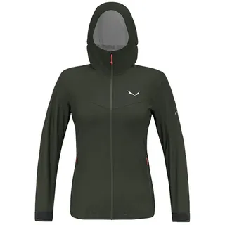 Salewa Puez Aqua 4 Regenjacke Damen Dark Olive 38