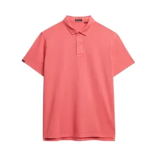 Superdry für Herren. M1110440A Essential Poloshirt gestrickt rot (XXL), Lässig, Baumwolle, Kurzarm