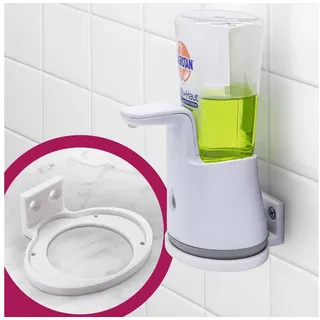 mobilefox Seifenspender Wandhalterung Halter passend für Sagrotan No Touch Seife