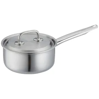 Steelpan met deksel Ø160mm 1.40 Ltr Spring 0415510616 Brigade
