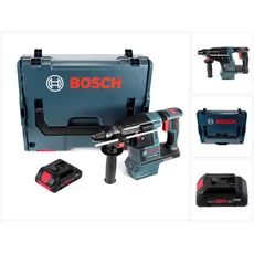 Bosch Professional, Bohrmaschine + Akkuschrauber, Bosch GBH 18V-26 Akku Bohrhammer 18V 2,6J SDS plus Brushless + 1x Akku 4,0Ah + L-Boxx - ohne Ladeger (Akkubetrieb)
