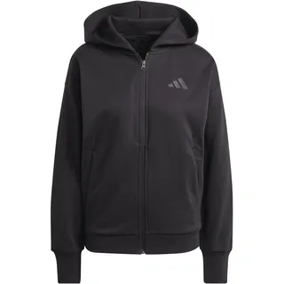 adidas Damen Kapuzenjacke All SZN Fleece FZ Hoodie IX3809 XXS - Black - XXS
