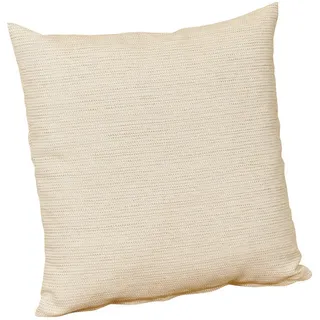 Outdoor-Kissen , Beige , Textil , Uni , Füllung: Schaumstoff, Vlies , 40x40 cm , Made in Germany , hochwertige Qualität, für den Außenbereich geeignet , Gartenmöbel, Gartenpolster & Auflagen, Gartenkissen
