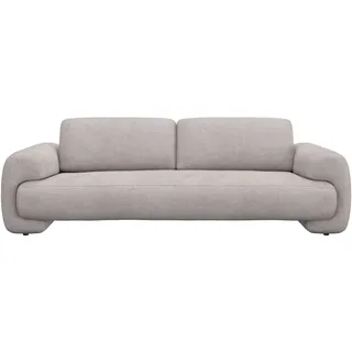 flexlux Couch Polyester 3-Sitzer Beige