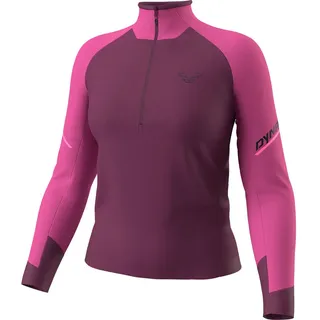 Dynafit Alpine L/S 1/2 Zip Tee Damen Langarmshirt magenta L