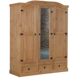 VCM Kleiderschrank New Mexico 157 x 193 x 57 cm Braun