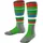 Unisex kinder Skisocken K Kh Wolle Funktionsmaterial warm dick 1 Paar Grün Vivid Green 7231 31-34