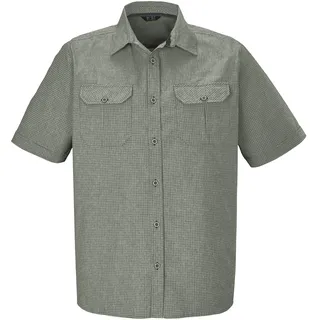 KILLTEC Herren Funktionshemd/Hemd Kurzarm/Outdoorhemd KOS 47 MN WVN SHRT, helloliv, L, 42843-000