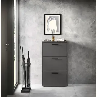 HBZ Schuhkipper 59 x 103 x 17 cm grau / grau matt