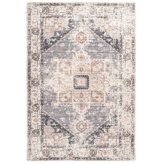 lalee.avenue Indiana 100 Kurzflorteppich 160 x 230 cm grau/brau