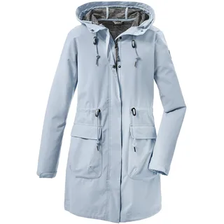 G.I.G.A. DX Damen Casual Softshell Parka mit Kapuze - GS 99 WMN SFTSHLL PRK, hellblau, 38, 37955-000