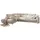 Sofa Madeline Ecksofa Cord cremeweiß Recamiere links, - Weiß