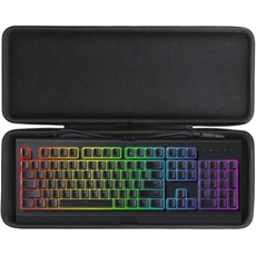 co2CREA Harte Tastatur reiseschutzhülle Etui Tasche für Razer cynosa V2 /Cynosa Chroma/BlackWidow V3 Pro/huntman Elite/Ornata V2 /huntman V2 Mechanical Gaming Tastatur