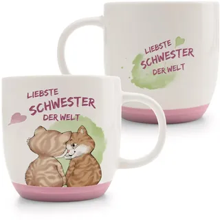 NICI Tasse 0,4 l Rosa 2 St.