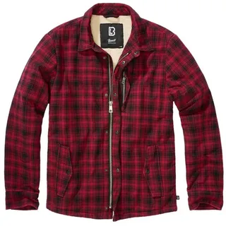 Brandit Textil Brandit Classic Sherpa Jacket rot/schwarz, Größe 4XL