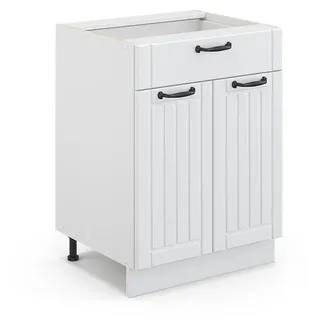 Vicco Schubladenschrank Fame-Line 60 x 51,5 x 81,5 cm Weiß