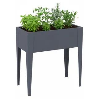Westmann Vedura S Metall Balkon Hochbeet Anthrazit - Grau