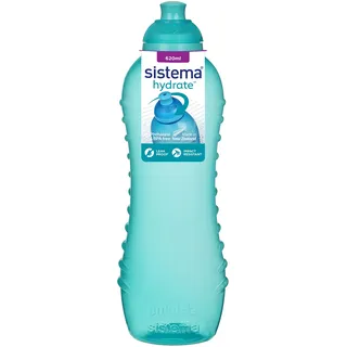Sistema Twist 'n' Sip Squeeze Trinkflasche für Kinder | 620 ml auslaufsichere Wasserflasche | BPA-frei