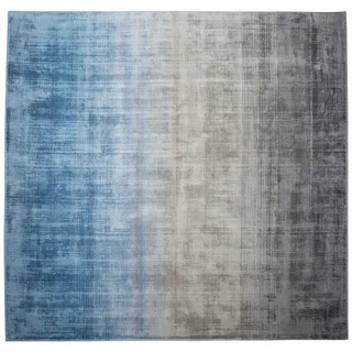 Beliani Kurzflor-Teppich Ercis 200/200 cm , Multicolor , Naturmaterialen , Quadratisch , 200x200 cm , Teppiche und Böden, Teppiche, Orientteppiche