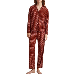 Pepe Jeans Damen Art PJ Pajama Set, Red (Bordeaux), S