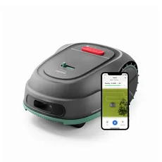 Philips Rasenmähroboter 3000 Serie - Cross-Mowing, GPS-Kartierung, schwebende Messerscheibe, Hangtauglichkeit, HomeRun-App, Regensensor-Technologie, Kalkstein Grau (RSL3000/10)