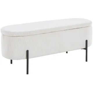 Livetastic Hockerbank , Beige , Metall , 110x44x40 cm , Wohnzimmer, Sessel, Hocker & Hockerbänke, Hockerbänke