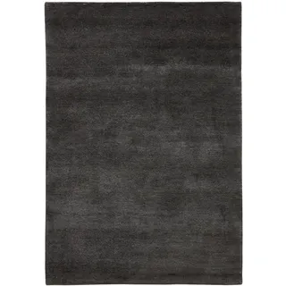 Natur Pur Wollteppich Heaven 250x350 cm , Dunkelgrau , Textil , Uni , Rechteckig , 250x350 cm , Care & Fair , für Fußbodenheizung geeignet , Teppiche und Böden, Teppiche, Schafwollteppiche