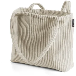 Magma Heimtex Tasche SHARA Cord Look Schultertasche Tragetasche (Beige)