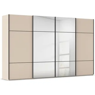 Rauch Schwebetürenschrank SCALE-TRIO 360 x 223 x 68 cm Beige/Schwarz