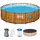 Steel Pro Max Frame Pool Set 427 x 107 cm holzoptik inkl. Filterpumpe + Zubehör