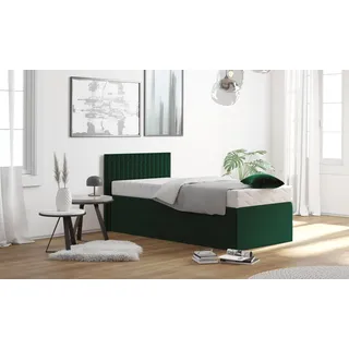 Westfalia Schlafkomfort Boxspringbett 105 x 210 cm moosgrün