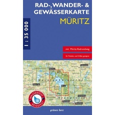 Rad-, Wander- und Gewässerkarte Müritz