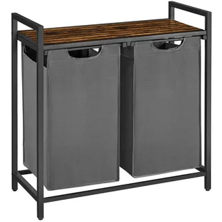 MID.YOU Wäschekorb ca. 73x72x33 cm grau