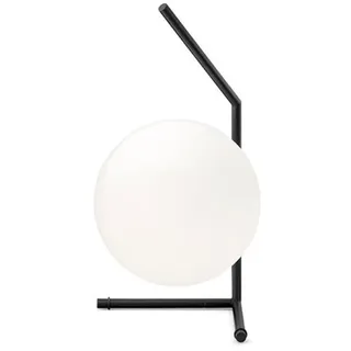 Flos Tischleuchte IC Lights Table 1 Low Schwarz Designt by Michael Anastassiades, 60W, Innenbereich, Durchmesser 20 cm, F3171030