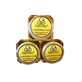 Api Supreme Lippenbalsem mit Propolis und Bienenwachs, 3 x 12 ml