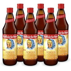 ROTBÄCKCHEN Morgenstark 6er Pack (6 x 700 ml) - Multi-Vitamin-Mehrfruchtsaft