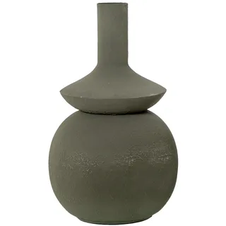 Bodenvase aus Metall, Eisen, Grün, Ø37 x 60 cm