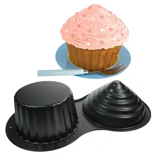 Eddingtons Riesen Cupcake-Form Antihaft 3D Geburtstagskuchen Backform
