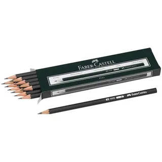 Faber-Castell Faber-Castell, 1111 2B schwarz, 12 St.