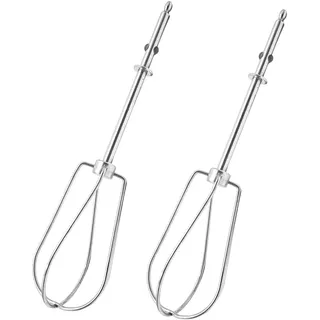2 Stück Ersatz-Eierschläger, elektrisches Eierschläger-Zubehör, Edelstahl-Eierschläger, Schneebesen-Ersatzteile, universeller Eierschläger, Rührgerät