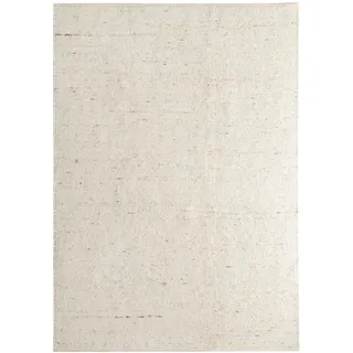 Steffensmeier Handwebteppich aus 100% Schurwolle - Natur hell, Größe: 170x230 cm