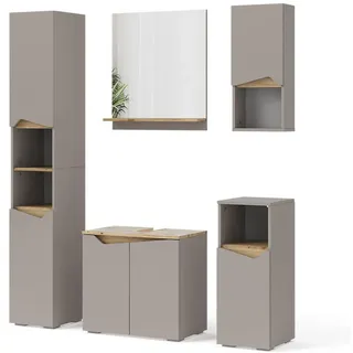 Vicco Marelle 5-tlg. Greige/Artisan-Eiche