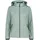Woman Jacket Zip Hood Jade L