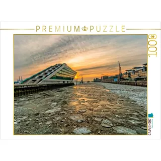 Calvendo Puzzle Dockland Hamburg 1000 Teile Lege-Größe 64x48cm Foto-Puzzle für glückliche Stunden