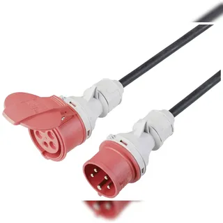 Sygonix SY-5245022 Strom Verlängerungskabel 16 A Schwarz 25 m H07RN-F 5G 1,5 mm2 witterungsbeständig, für Außenbereich geeignet