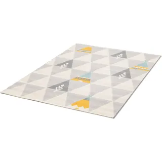 Primaflor COCOON - Tippitraum Kinderteppich 120 x 170 cm Grau/Gelb